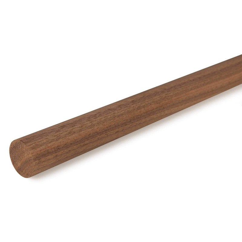 36" Round Wood Dowel - Species:Walnut - Diameter:7/8"